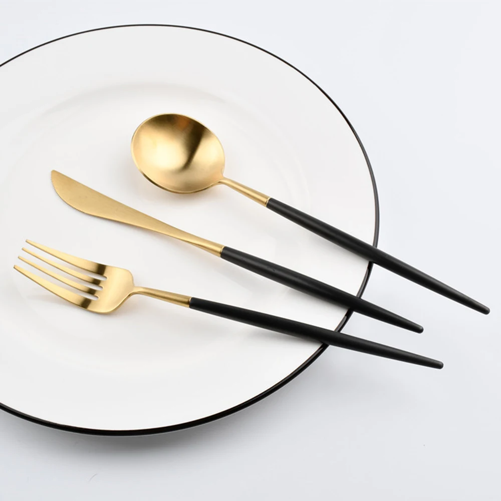 Горячая Распродажа столовые приборы вилка ложка нож столовая подарочная