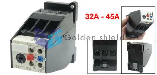 JRS2-63F3UA59 Motor Protection Thermal Overload Relay 1 NO NC AC 32A - 45A | Обустройство дома