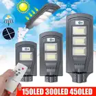 680W 450LED Солнечный уличный светильник с пультом дистанционного управления радар движения PIR Сенсор безопасности настенный светильник наружное освещение сада двора светильник Инж