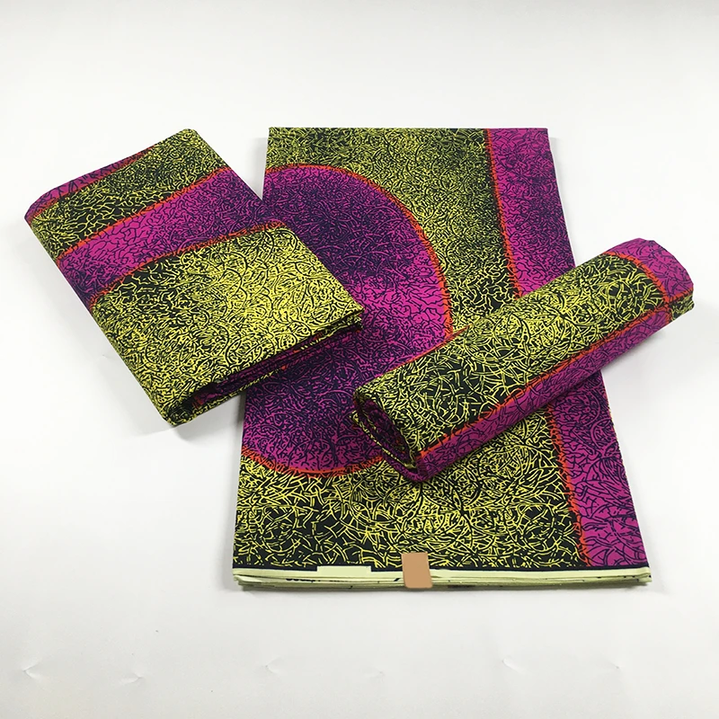 

В нигерийском стиле воск ткань Анкара Ткань 6 ярдов в африканском стиле мягкий воск для печати для хлопковое платье Гана Pagne Африканский Вос...