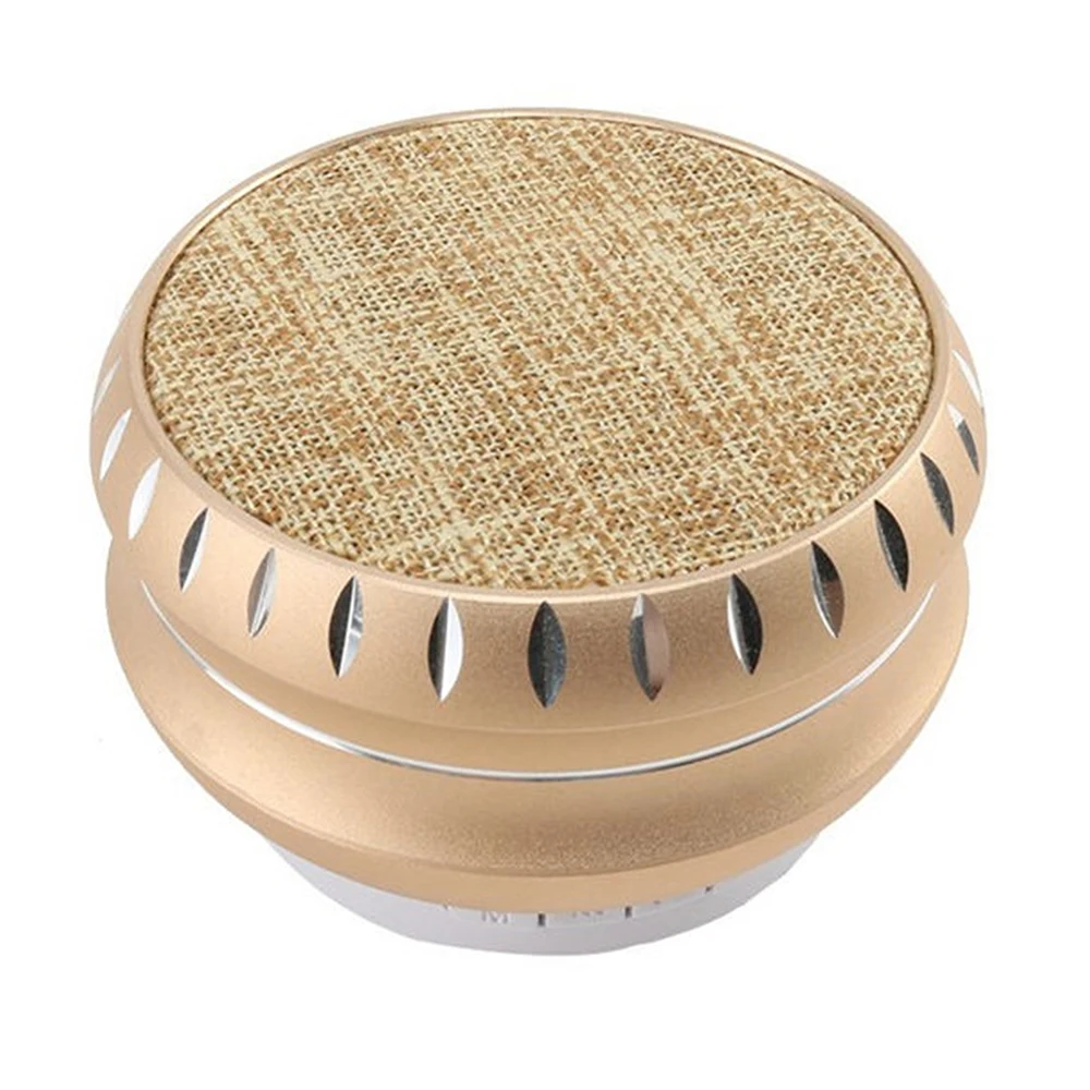 R12U Беспроводная Bluetooth колонка с тканевой поверхностью сабвуфера звукового оборудования FM-радио USB/TF-карта/аудиовход/голосовые вызовы.