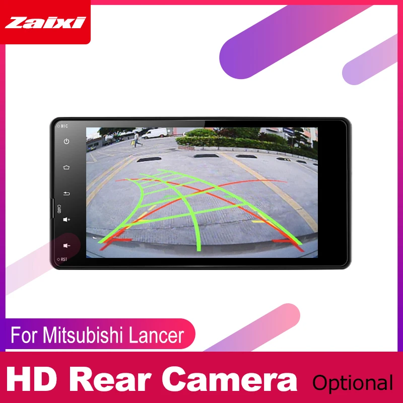 Автомобильный плеер ZaiXi 2 DIN с GPS-навигацией для Mitsubishi Lancer 2013 ~ 2019 автомобильная