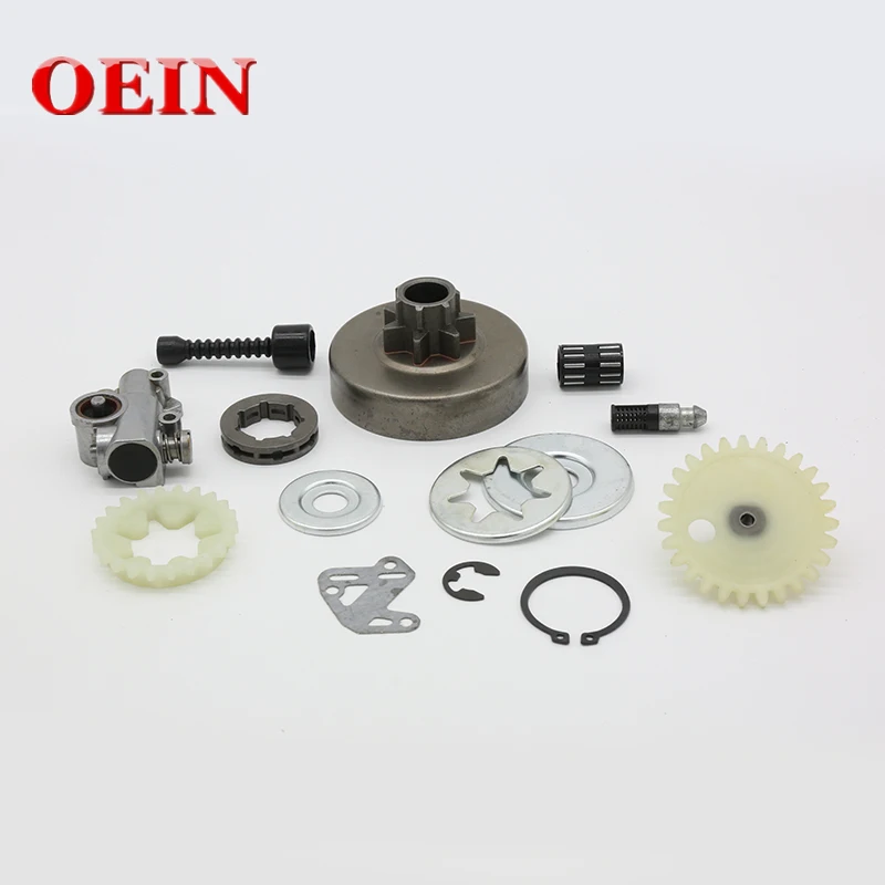

3/8" Clutch Drum Sprocket Rim Oil Pump Filter Line Washer Repair Kit For Stihl MS380 MS381 MS 038 381 380 Felling Chainsaw Parts