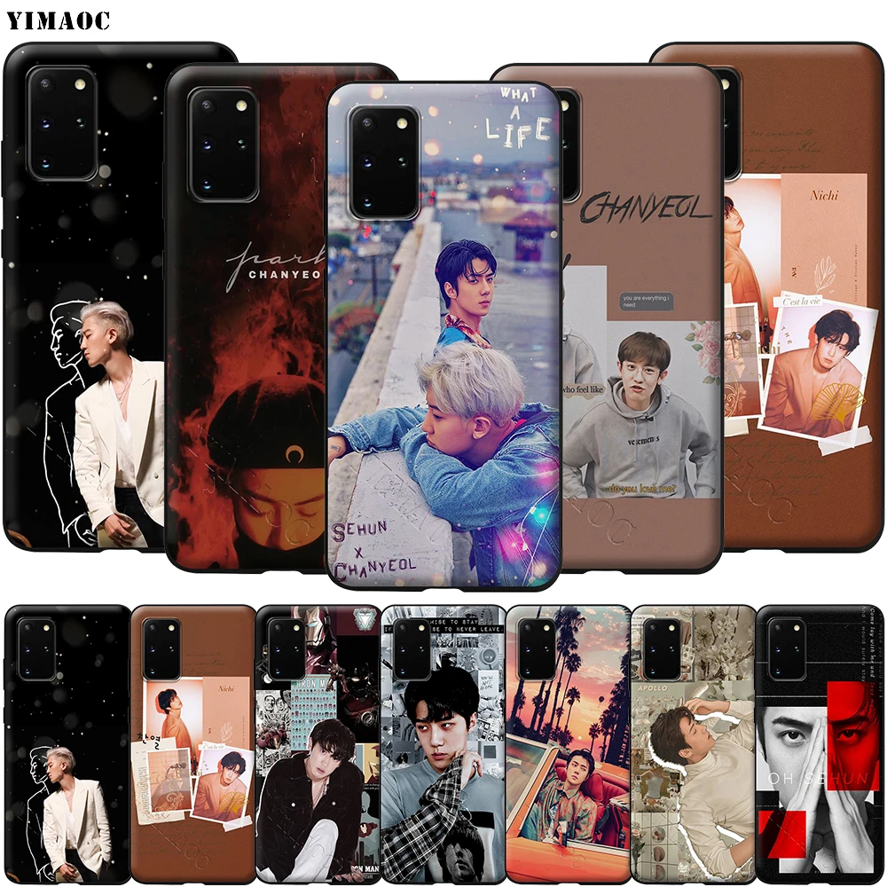 Chanyeol Sehun EXO чехол для Samsung A10s A20s A30s A40s A50s A70s Note 10 20 Plus A2 J4 J6 J7 J8 A21s M11 M21 M30s M31s | Мобильные