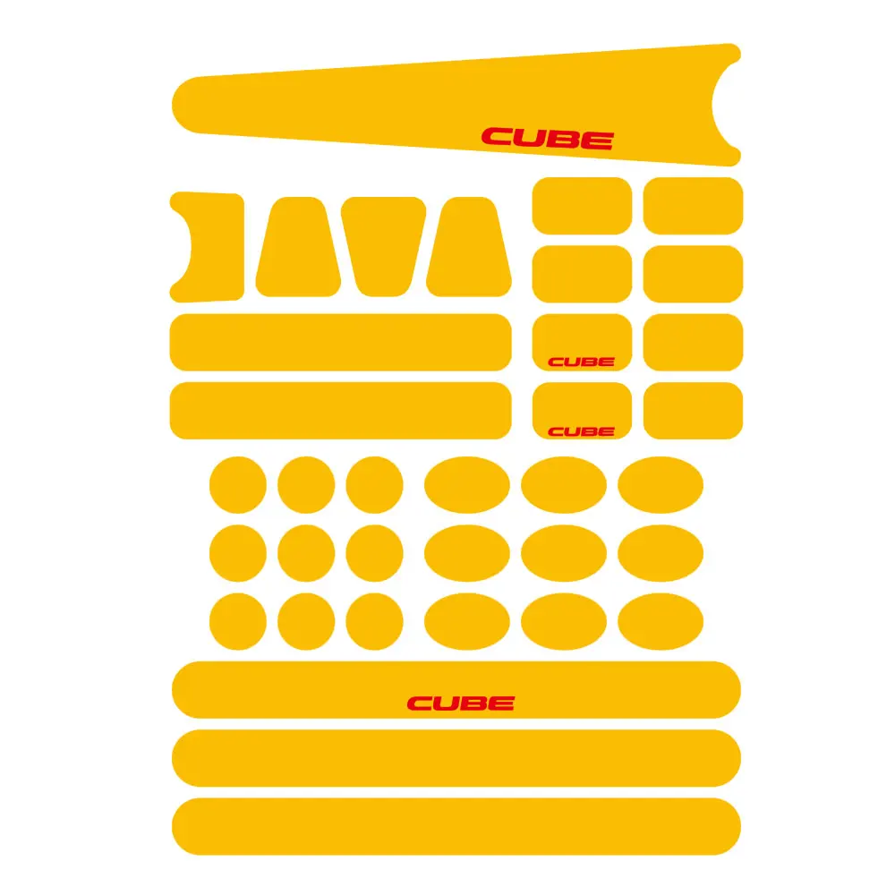 Комплект защиты рамы велосипедной наклейки. Для горного велосипеда cube и