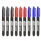 Haile водонепроницаемый Перманентный маркер авторучка черные синие красные чернила 1,5 мм тонкие цветные DIY художественные маркеры фоторучка Канцтовары