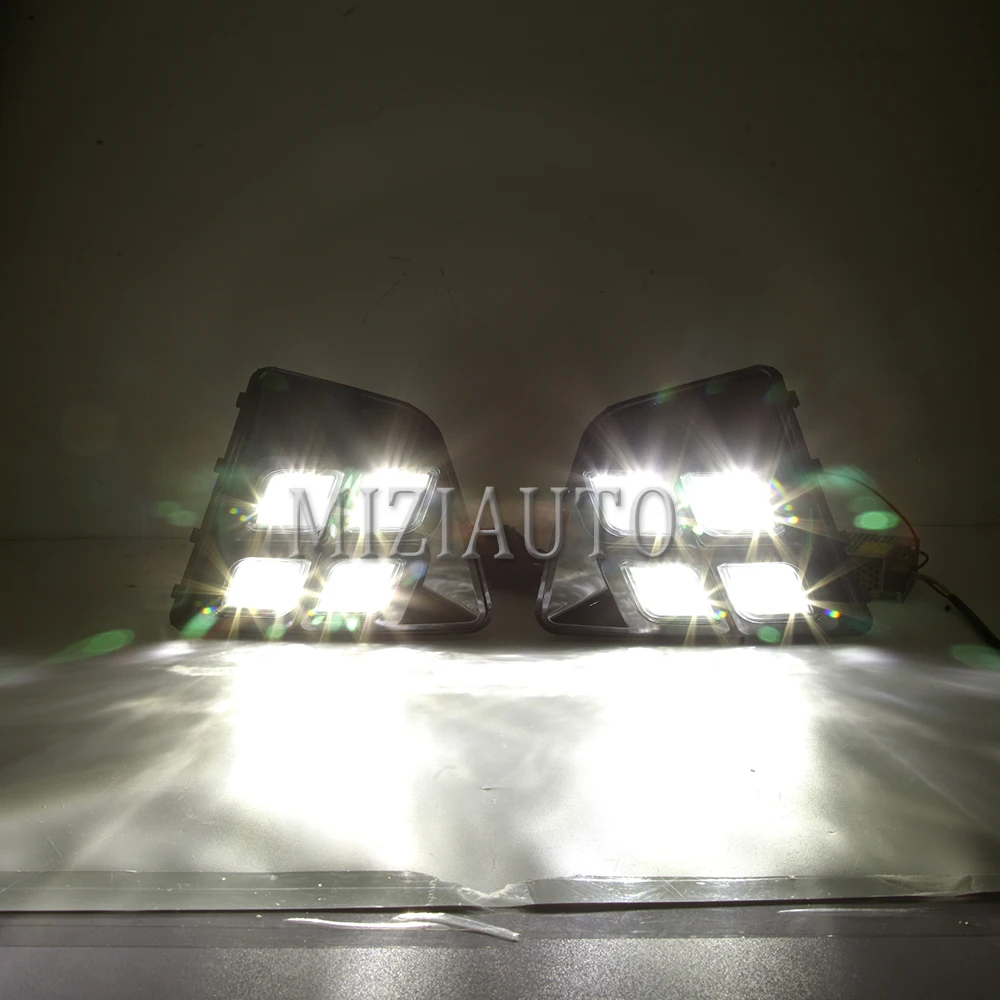 2PCS LED DRL Headlight Daytime Running Light for Hyundai IX25 Creta 2015 2016 2017 Fog Lights replacement Headlights Day | Автомобили и