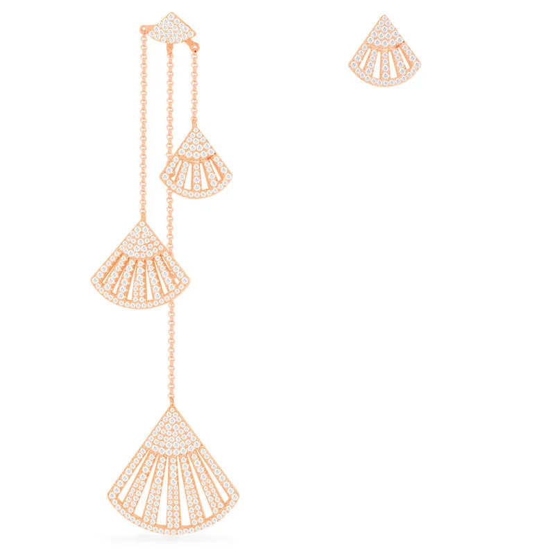 Модный шарм из стерлингового серебра оригинал 1:1 копия асимметричный фламенко