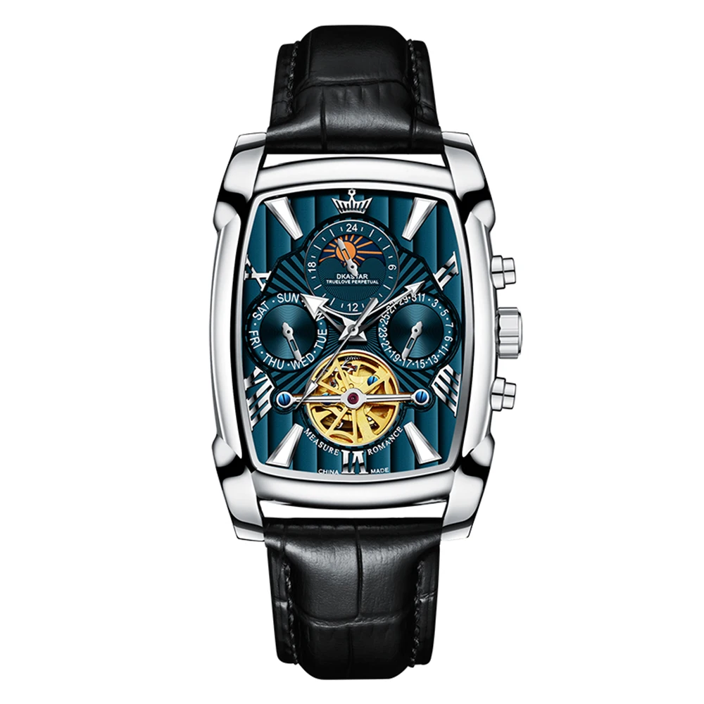 Часы мужские механические водонепроницаемые 5 бар из нержавеющей стали