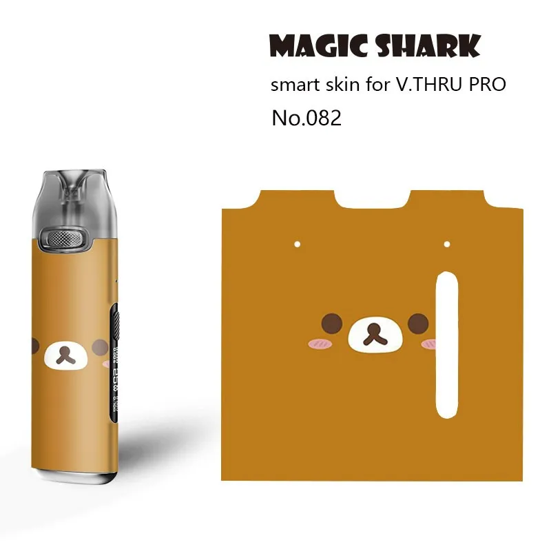 Magic Shark горячая Распродажа Bear Skeleton Super Star Wrap Skin для Vthru Pro Чехол наклейка пленка Voopoo