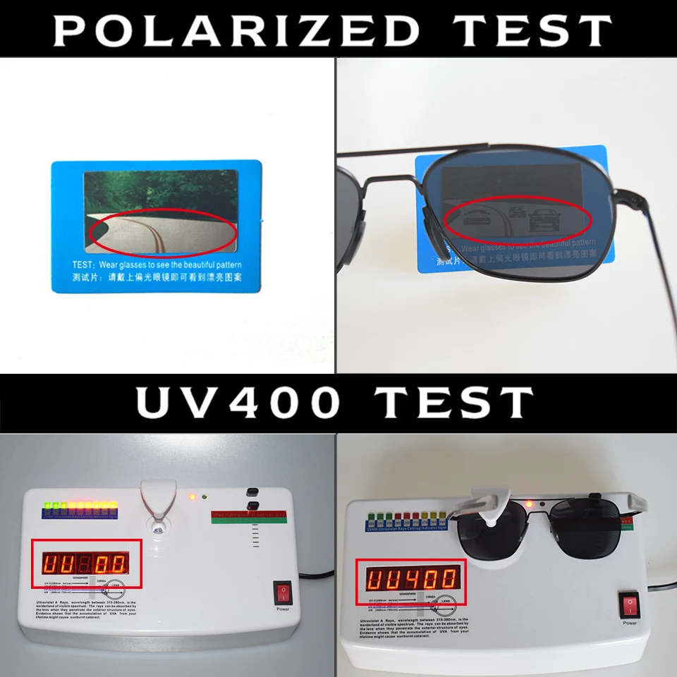 Солнцезащитные очки унисекс военные авиационные Поляризованные для вождения |