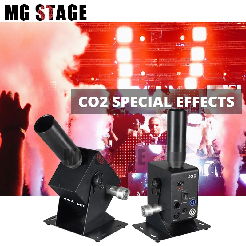 DMX512 CO2 машина струйный сценический эффект Co2 струйная Cryo Cannon DMX струйные бластеры