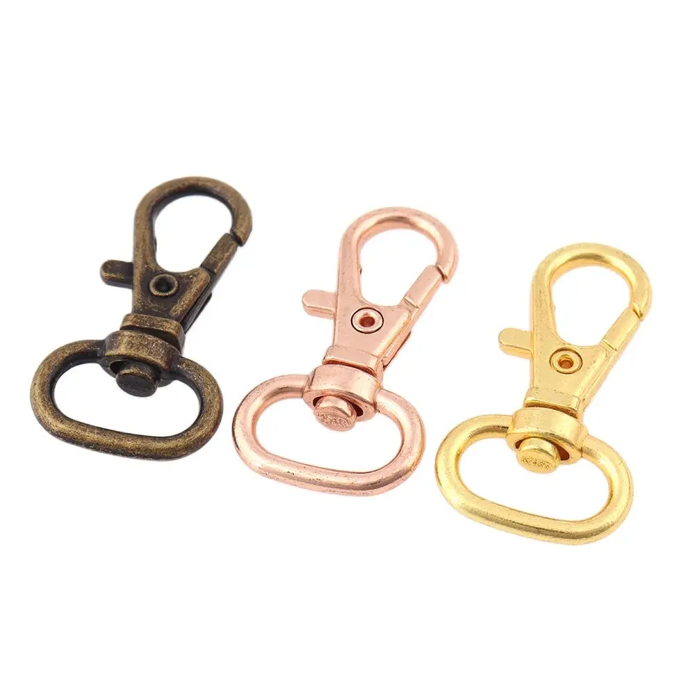 Металлическая застежка крючок из розового золота/античной бронзы вертлюжные