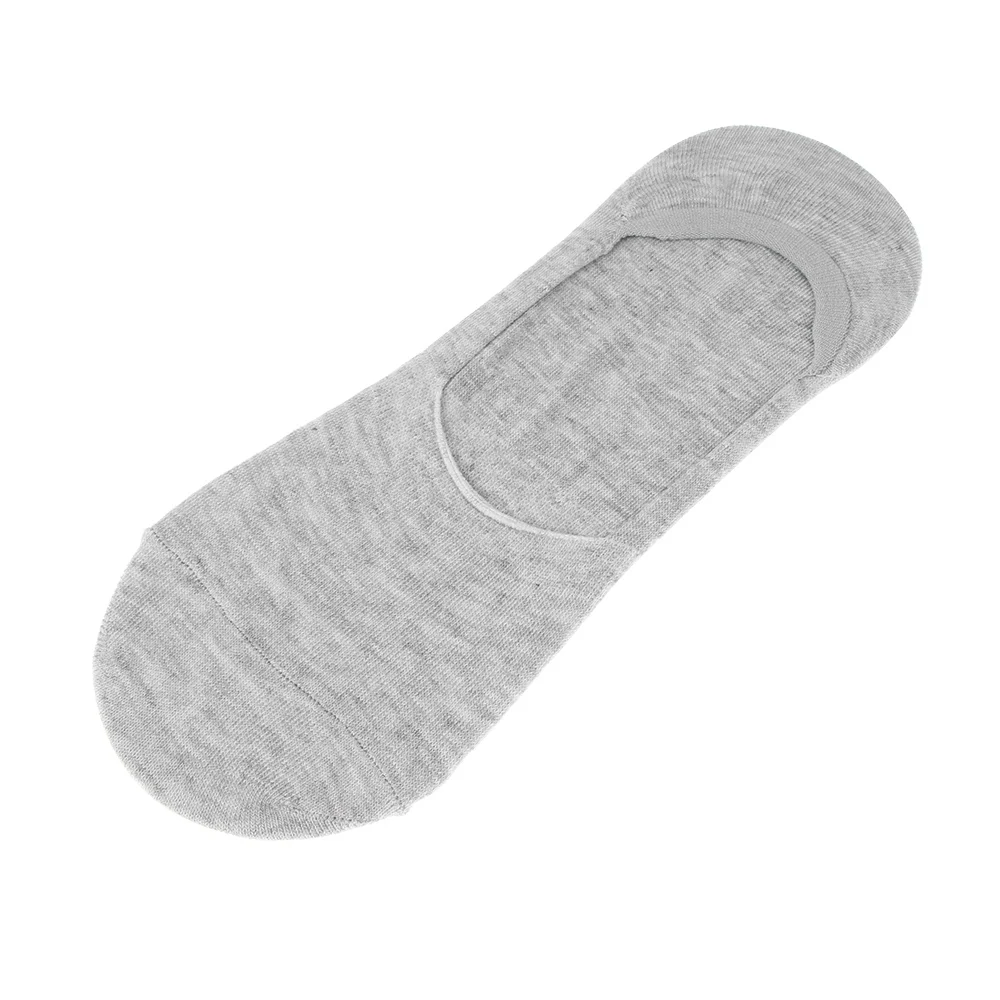 1 пара летних Для мужчин невидимые носки башмачки Нескользящие твердого силикона