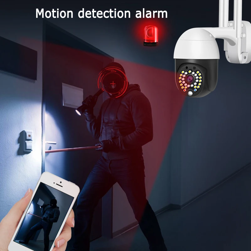 

1080p ptz wifi ip camera human body motion detection h.265 wireless video surveillance camera onvif audio 2mp security camera