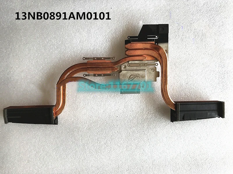 100% Оригинальный ноутбук/Тетрадь радиатор охлаждения процессора радиатора для Asus