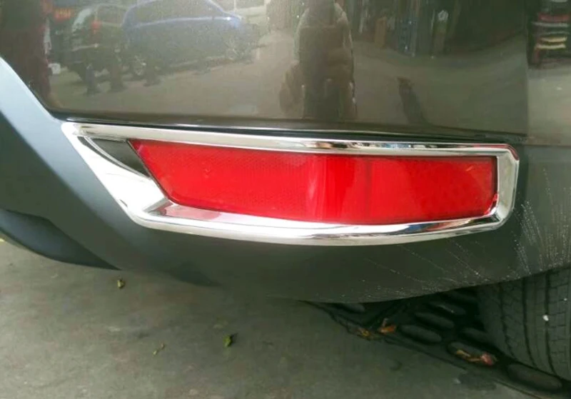 ABS передний противотуманный фонарь + задний накладка лампы для Nissan Rogue X Trail T32 2017 2018