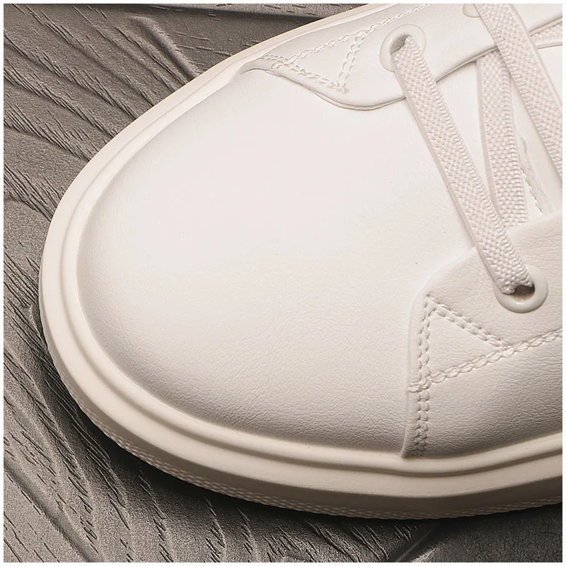Jual Penjualan Pabrik Sepatu Kasual Pria Kulit Hip Hop Sneakers Penambah Tinggi Sepatu Bot Pergelangan Kaki Platform Zapatos Hombre