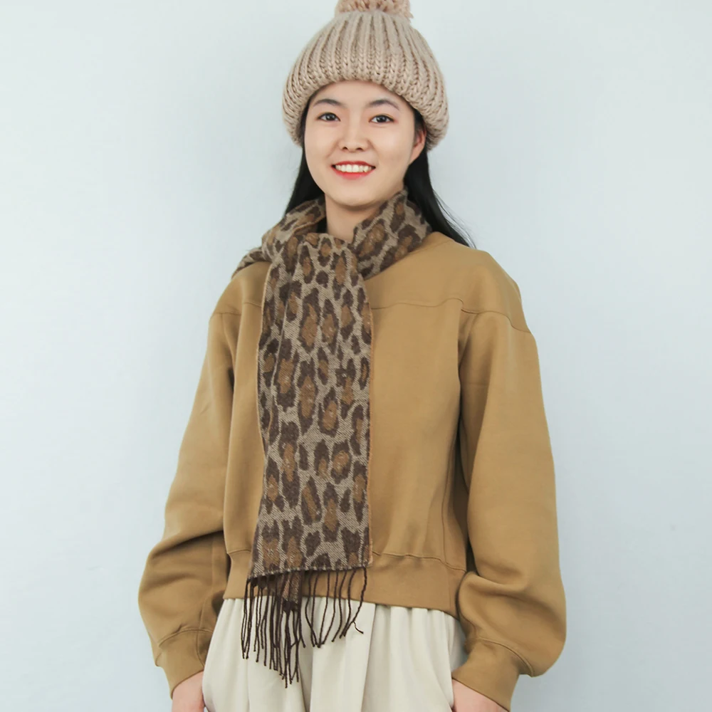 

Зимний женский шарф Ohyoga, модные шали из пашмины, как кашемировые толстые палантины, клетчатые мягкие шарфы для улицы