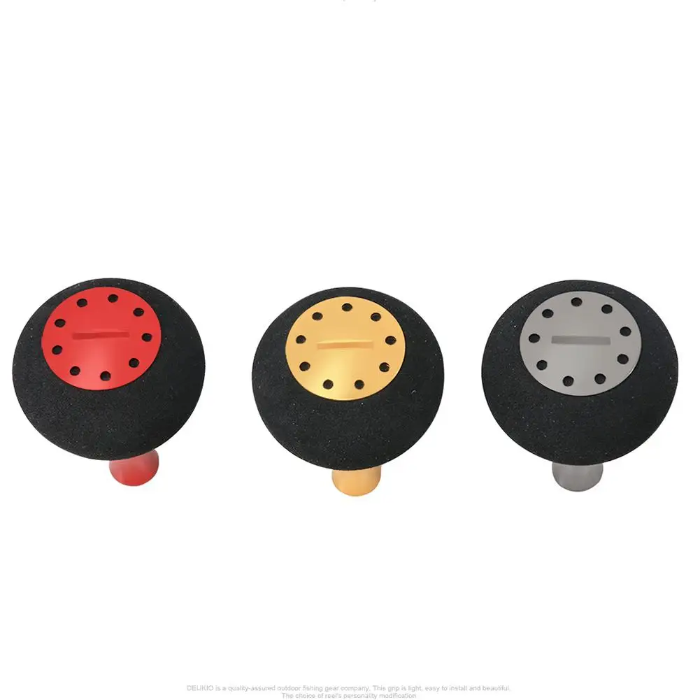

DEUKIO Fishing Reel Knob Fishing Wheel Modified EVA Knob Fishing Spinning Reel Drum Reel Handle for S/D Fishing Accessories