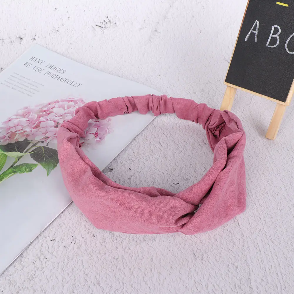 Женская повязка на голову платье в клетку с бантом и эластичная чалма головной