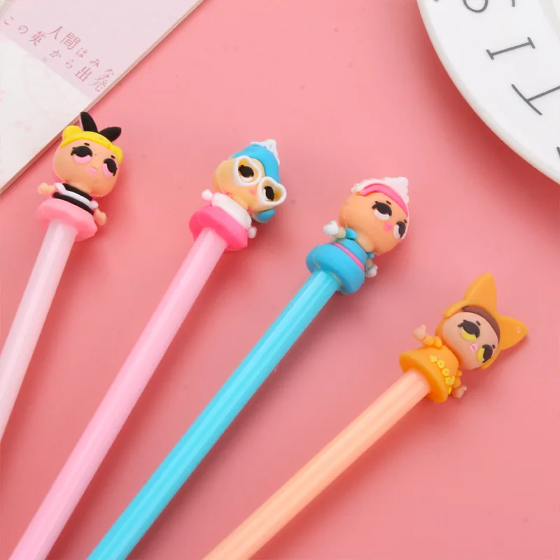 50 шт Мультяшные креативные Канцтовары свежий гель для девочки ручки школьных