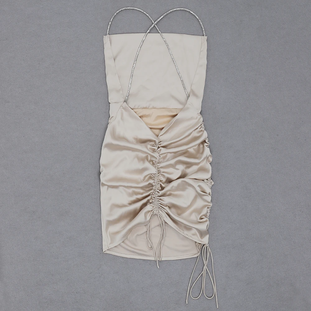 

2021 Halinfer New Fashion Women Sexy Mini Sleeveless Backless Party dress