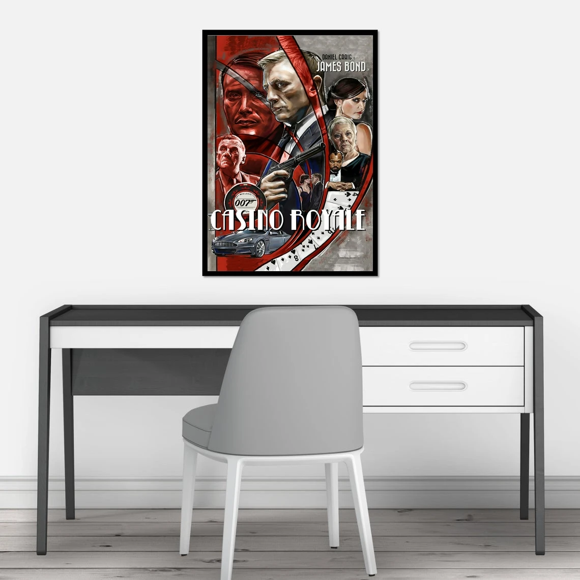 Картина на стену в стиле казино Royale украшение для дома (без рамки) | Дом и сад