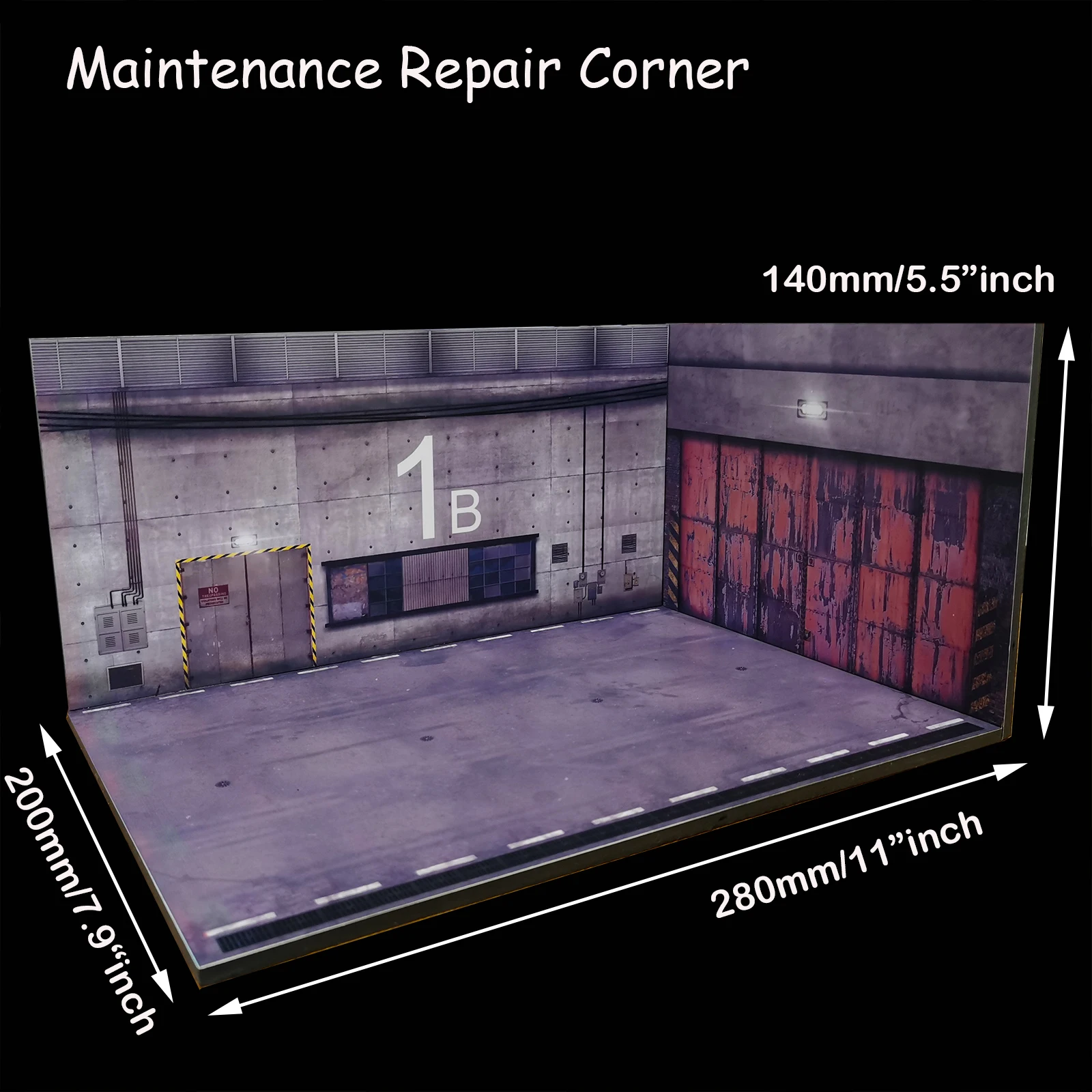 

Model Car 1/64 DIY Diorama Maintenance Corne Scenery Display New Gifts-No57 1:64 Model Car