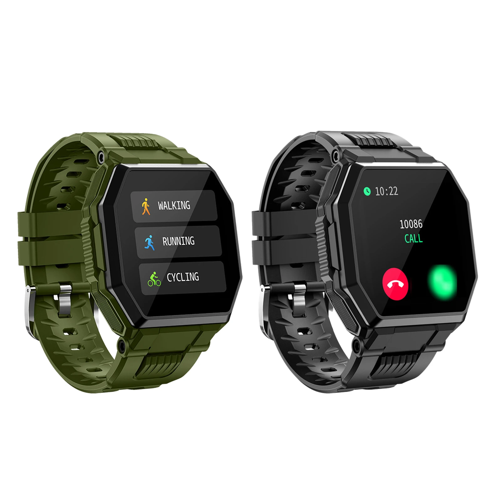 

Спортивные деловые Смарт-часы 1,54 дюйма квадратный экран Водонепроницаемый Фитнес-трекер