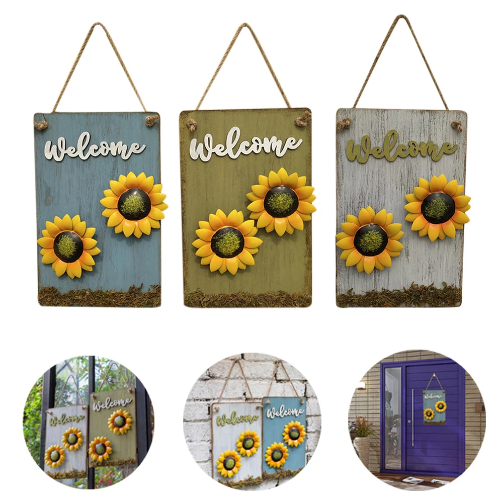 

European Style Iron Mural Garden Creative Living Room Wall Decorations Sunflower Door Wall Pendant Bedroom Bar Wall Hangings