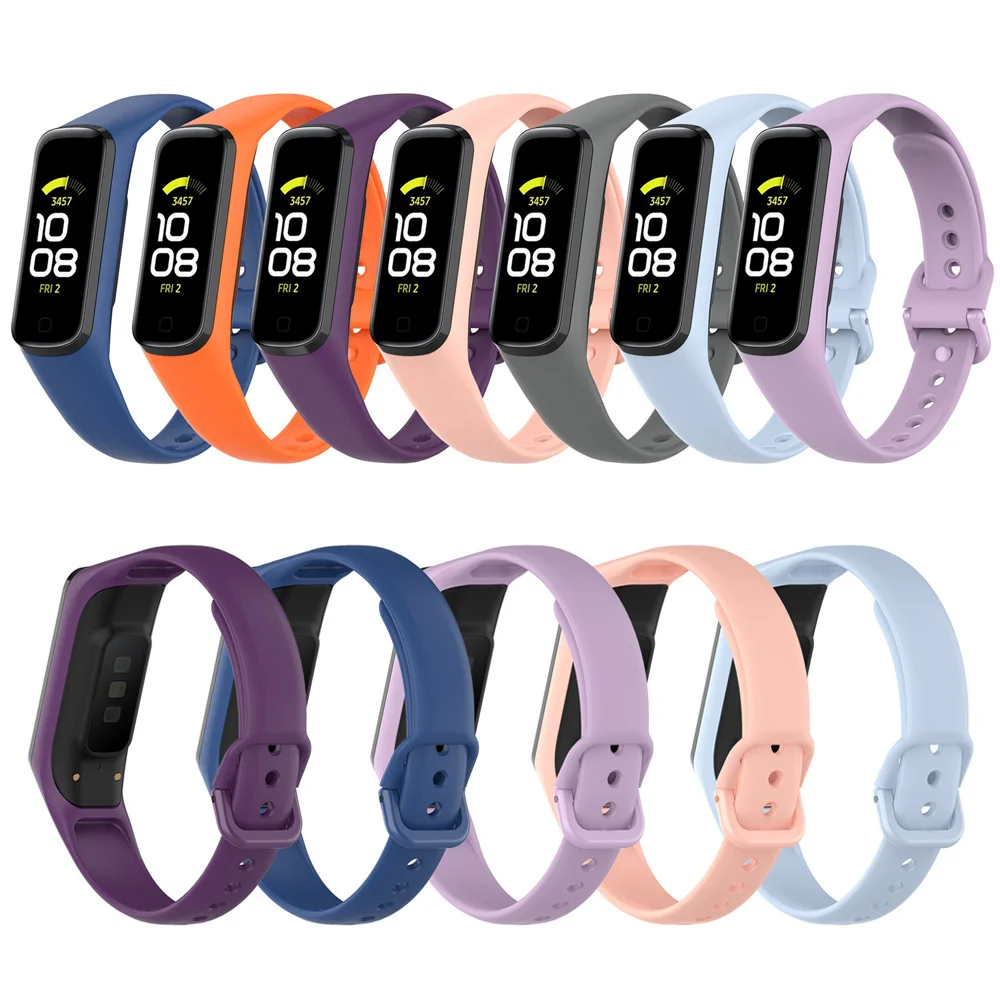 Ремешок силиконовый спортивный для Samsung Galaxy Fit 2 SM R220 сменный Браслет наручных