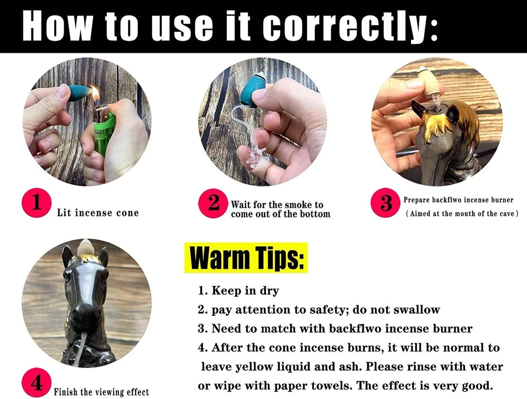 Подставка для конского ладана горелка с водопадом ручная работа керамическая