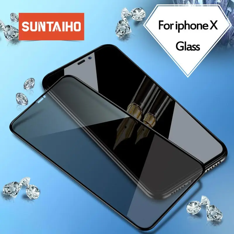 Suntaiho закаленное стекло для iPhone XS Max XR 9H твердость экрана протектор 7 plus 8 6s защитная