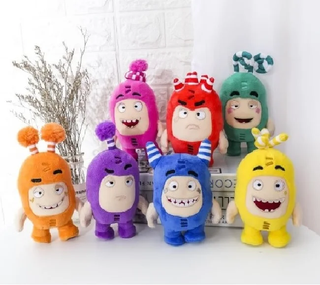 Рождественские подарки 7 цветов 17 см/24 см Oddbods мультяшный предохранитель Jeff Newt Odd