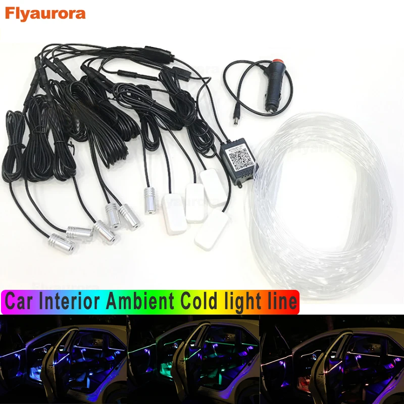 Автомобильный интерьер декоративный светодиодный атмосферный свет для BMW 1 3 5 6