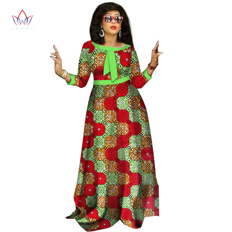 2017 г. в африканском стиле платья для Дамская Мода Дизайн Дашики женщин Базен Riche О
