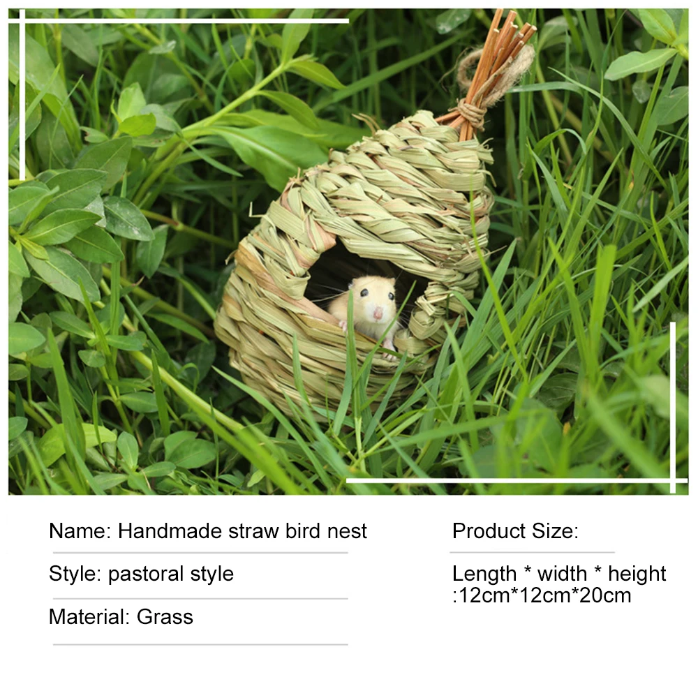 Ручная работа натуральный плетеный узор инновационная Птичье гнездо соломенная