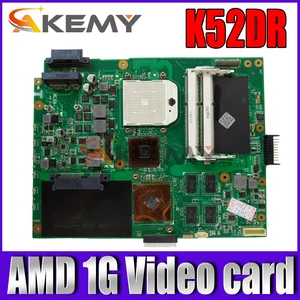 Akemy K52DR материнская плата для ноутбука ASUS K52DR A52DE K52DE A52DR K52D оригинальная материнская плата AMD 1G видеокарта