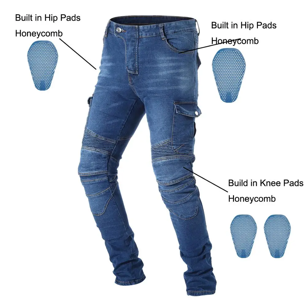 Мотоциклетные аксессуары с 4 наколенниками вставками под бедра и силикагелевыми