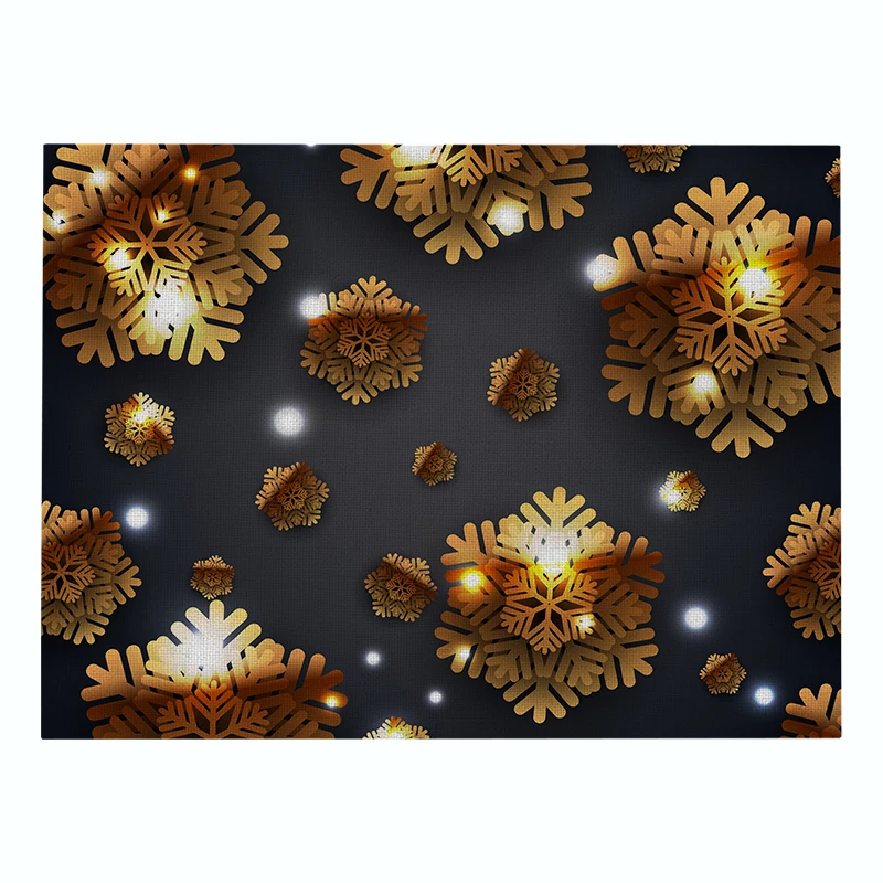 874 SEAAN Dark Christmas Decor Tableware Durable Dinner Table Placemat Tea Party Kitchen Accessories Bowl Cup Pads Drink Coasters - Цвет: 874