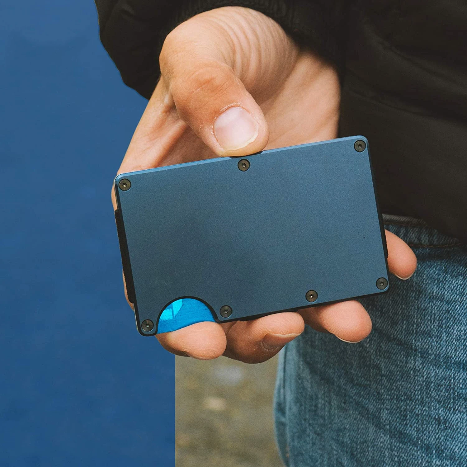 2021 Анти Rfid металлический держатель для банковской кредитной карты Для мужчин