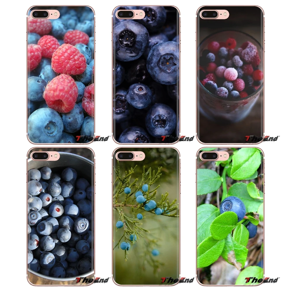 Обои еда черника для huawei G7 G8 P7 P8 P9 P10 P20 P30 Lite Mini Pro P Smart плюс 2017 2018 2019 прозрачный чехол