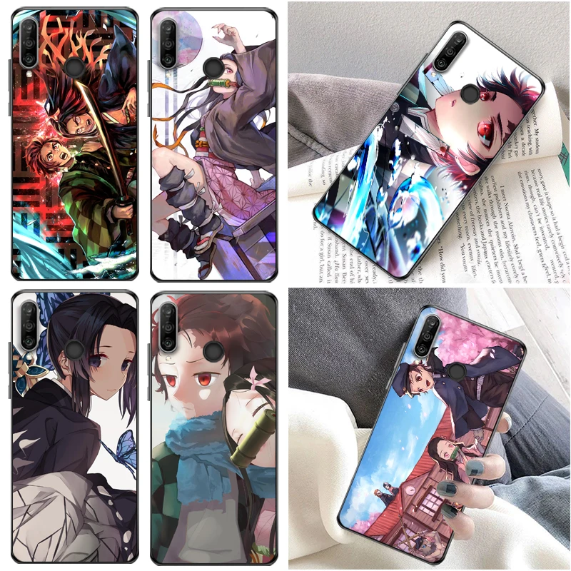 

Demon Slayer Kamado Tanjirou Kamado Nezuko Kimetsu No Yaiba Agatsuma Zenitsu Phone Case For Huawei P30 Pro Lite Cases Funda