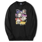 Толстовка мужская оверсайз с капюшоном и вырезом лодочкой, осенняя