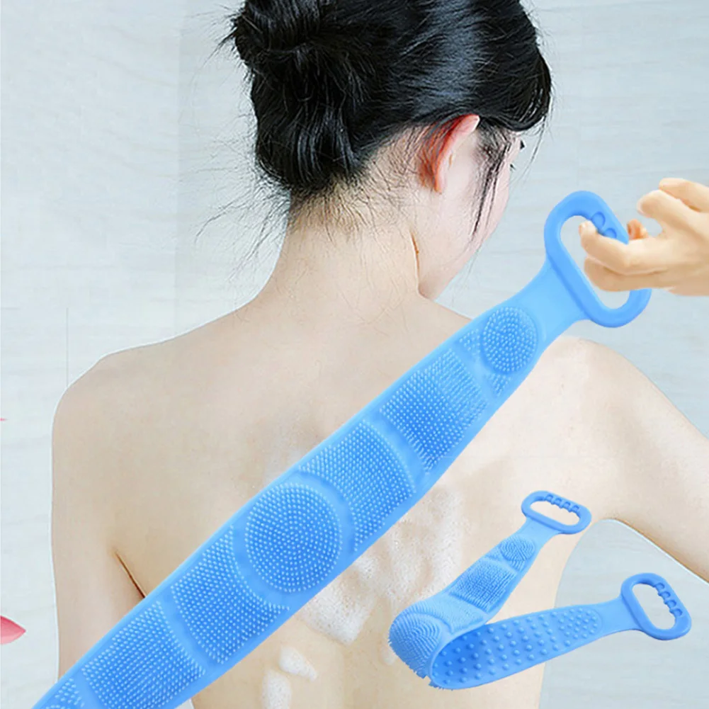 Скраб Полотенце Эластичный двусторонний Bump Дизайн щетка для ванны душа полоса