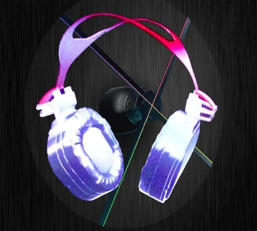 Новый WIFI голоспин светодиодный вентилятор 3d Голограмма дисплей с двойными