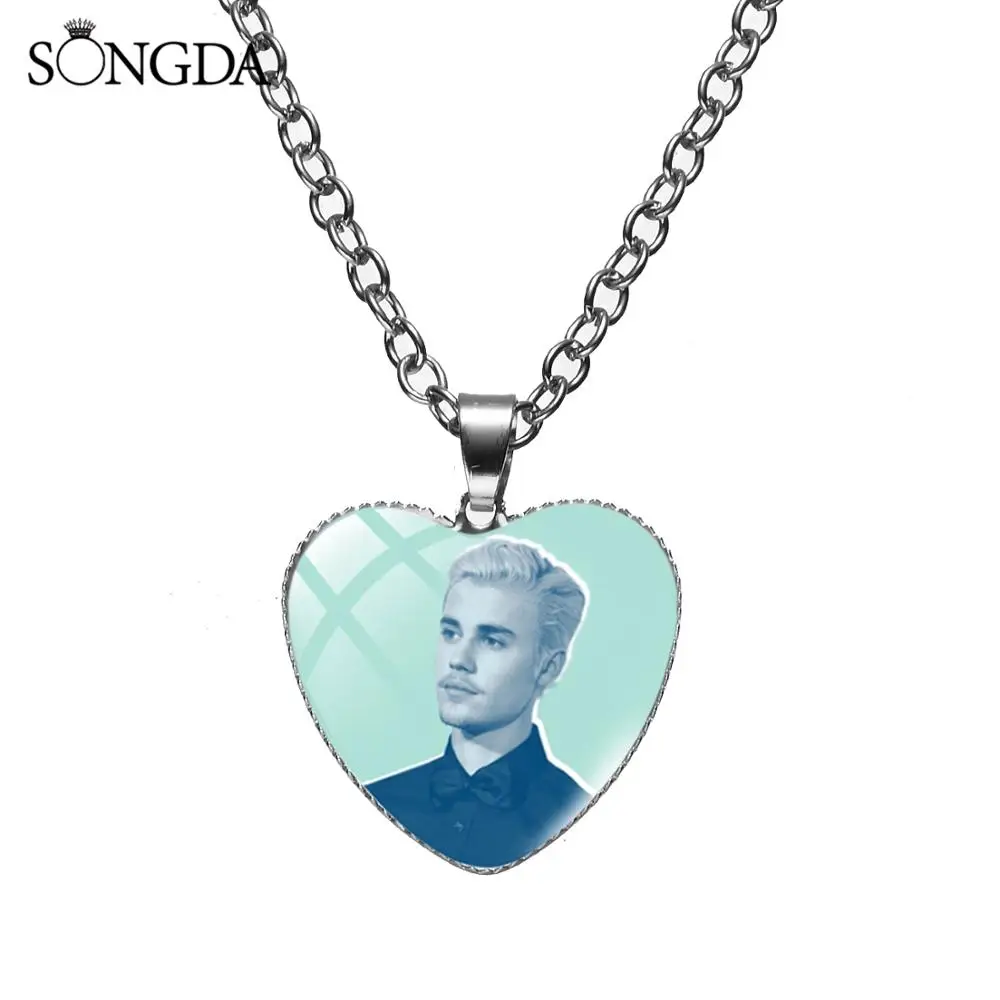 Горячие Певец Джастин Бибер цепи Цепочки и ожерелья JBiebs Мода художественной