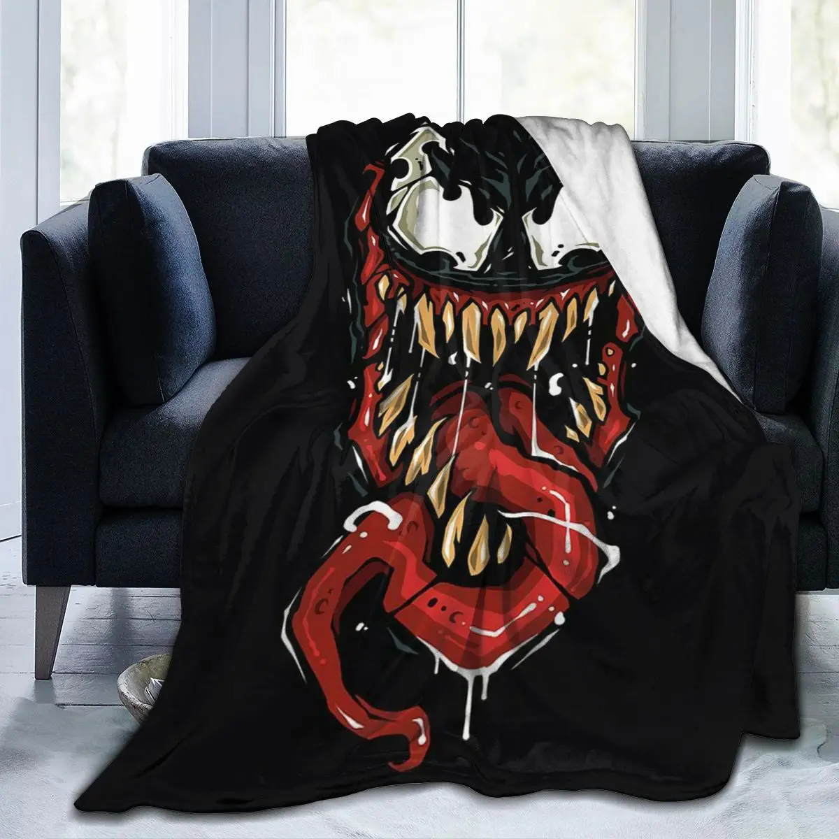 

Manta de franela estampada con personalidad en 3D, ropa de cama suave, cubierta de cama, decoración textil para el hogar, noveda