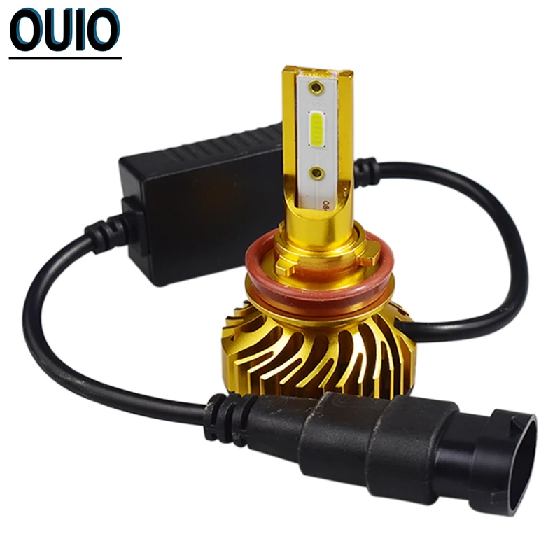 2PCS F2 Car Light Led Headlight Bulbs H1 H3 H4 H7 H8 H9 H11 H13 9005 9006 Silver Gold 8000LM 6000K 80W Fog Lights Auto Head Lamp |